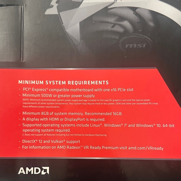 MSI MECH 2X AMD Radeon RX 6600 with Dual Fans - Picture 5 of 6